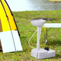 Portable Camping Sink Hand Wash Station with 17L Water Tank, Soa