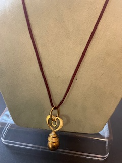 Heart and Sphere Pendant Necklace, View more