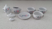 SEVERAL REPLACEMENT PIECES FROM CHILDS  CHINA TEA SET