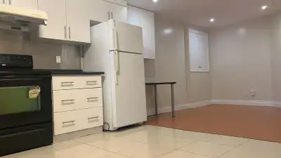 Spacious and cozy Basement Apartment With Separate Entrance. 1000Sqft Living Space. Two spacious bed...