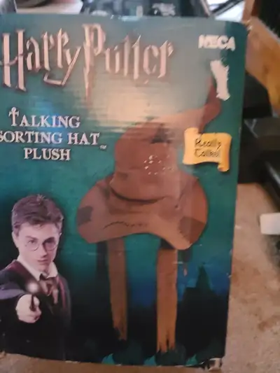 HARRY POTTER TALKING SORTING HAT PLUSH By WB & NECA - VINTAGE, View more