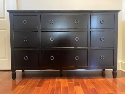 Solid Wood Dresser (9 Drawers), View more