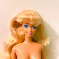 Vintage 90s Mattel Twist and Turn Long Blonde Hair Barbie Doll