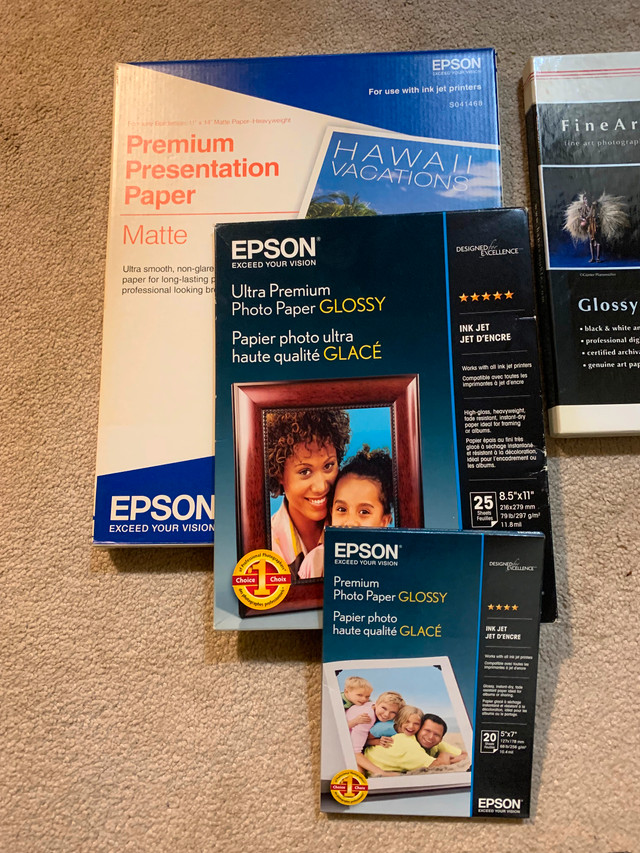 Glossy Photo Printer Paper Various Sizes in Printers, Scanners & Fax in Abbotsford