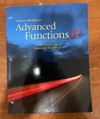 Advanced Functions 12 - Study Guide and University Handbook