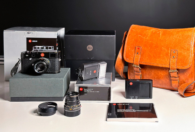 Leica M Type 240 Digital Camera + 2 x Lenses + Accessories in Cameras & Camcorders in Calgary