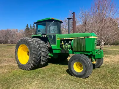 Selling my 4640 with 3 pt hitch, 1000 pto, 20.8x42 rubber, new lower cab kit, 2 batteries, 6 front w...