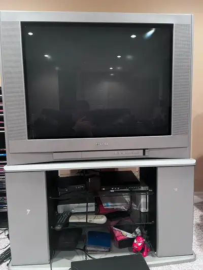 36" Toshiba TV with Stand, View more
