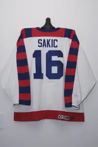 1992 NHL All Star Authentic Pro TBTC Jersey - Sakic #16