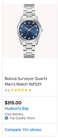 Bulova watch 