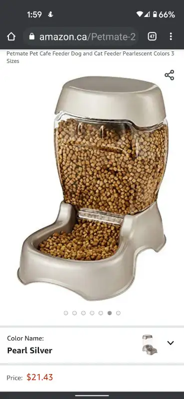 Petmate Pet Gravity Feeder - BRAND NEW - NEVER USED, View more
