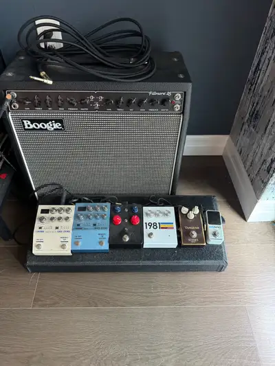 assorted guitar pedals, View more