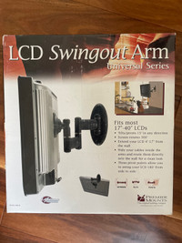Tv mount swingout arm