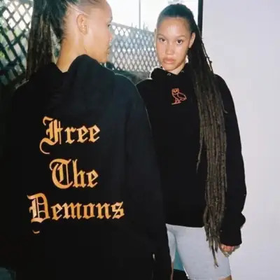 Ovo free the demons hoodie hotsell