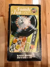 Vintage Hasbro- World Of Family Fun- Roulette Game- 1971