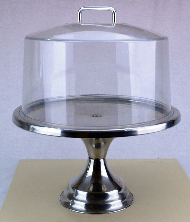 Stainless Steel Single Cake Stand in Kitchen & Dining Wares in Regina