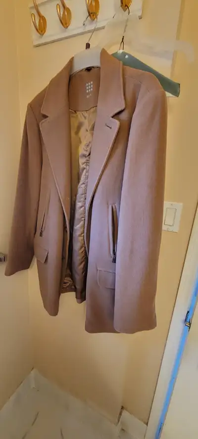 MEN LARGE SIZE WOOL COAT -NEW -SIZE L- $75 or obo -never usedWI, View more
