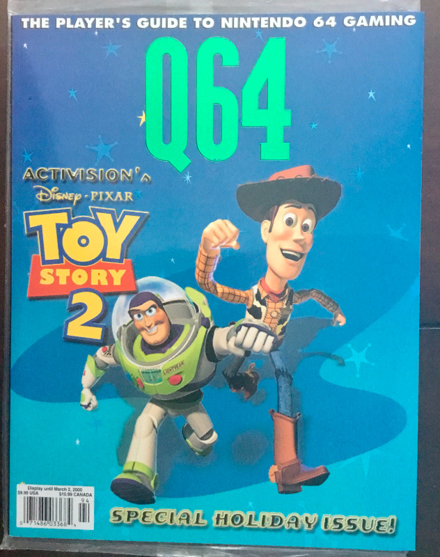 Winter 1999 Q64 Volume 3 Nintendo video game magazine Toy Story in Arts & Collectibles in Ottawa