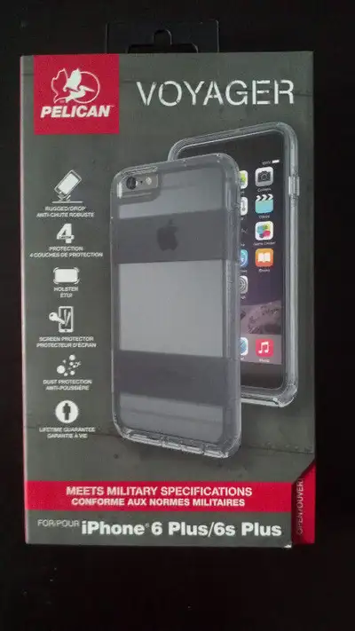 2 New Protective cases for iPhone 6/6S and 6S Plus. Pelican Voyager. High quality that meets militar...
