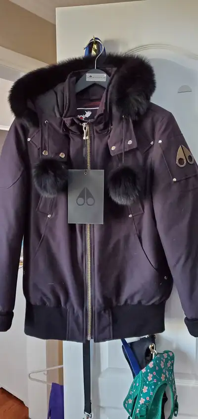 Moose Knuckles new jacket black color girl size XL new new$38, View more