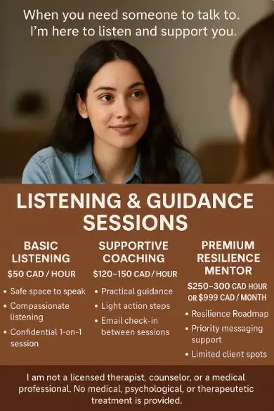 NEED SOMEONE TO TALK TO?… LOOKING TO TALK-OUT YOUR LIFE PROBLEMS
