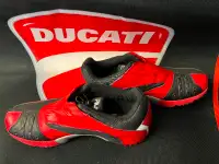 Ducati Fila sport riding shoes shifter pad grip on top runners