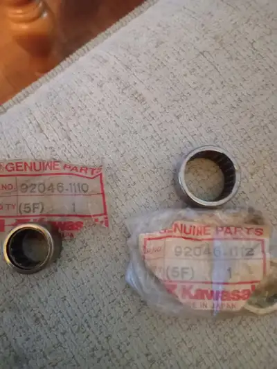 Kawasaki Motorcycle ZX 10 ZX 1000 Bearings x2 - $50.00 obo Excellent condition. NOS / NLA Part Numbe...