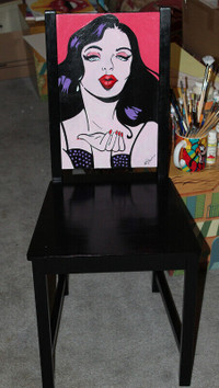 HAND PAINTED OCCIASIONAL CHAIR