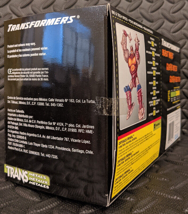 FS: Transformers Beast Wars - TM Optimus Primal (1990s MIB) in Toys & Games in Calgary - Image 3