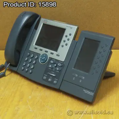 Cisco 7965G Unified IP Business Phone w Expansion 7916 Module, View more