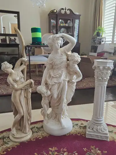 Roman/Greek style statues., View more