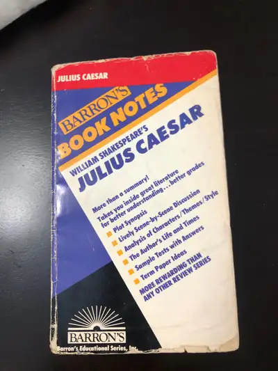 Barron’s Book Notes Julius Caesar, View more