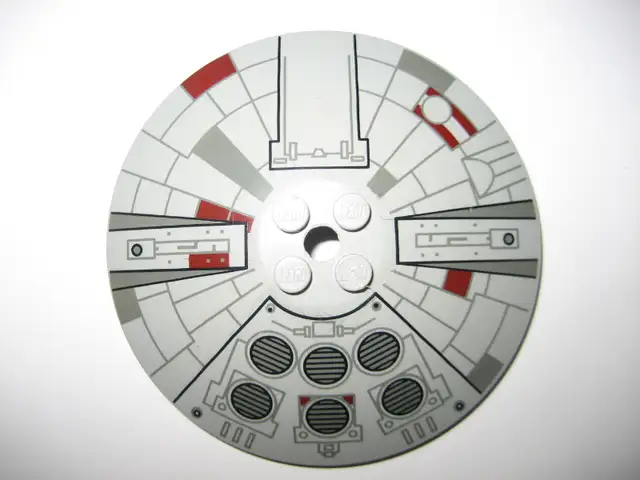 Lego Star Wars Millennium Falcon 8x8 Printed Dish 4488 in Toys & Games in City of Toronto - Image 2