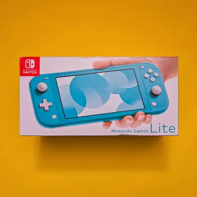 Switch Lite Turquoise with Box, View more