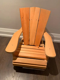 Kid’s Wooden Hand Made Muskoka Adirondack Chair