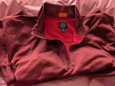 Men's new long sleeve pullovers, XXL, PGA Tour, blue, polyester ,Red one is St John's Bay with soft...