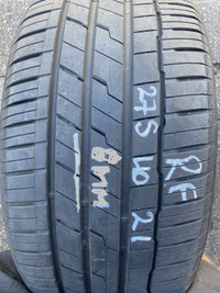 1 x 275/40/21 HANKOOK ventus Run Flat tire 85% tread left good c