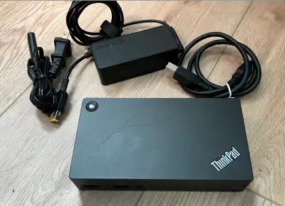 Lenovo ThinkPad USB 3.0 Pro Dock with power supply, View more