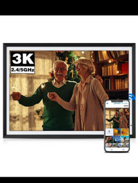 BSIMB 14-Inch 32GB 3K Digital Photo Frame Dual Band 