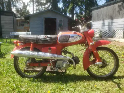 1966 Honda S65 65cc engine Not running/taken apart Mileage 10081 For parts or restoration Missing on...