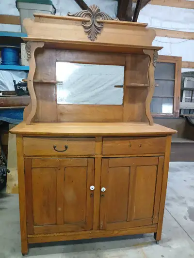 Antique hutch, View more