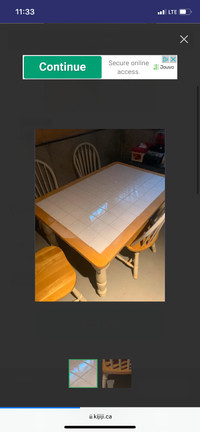 Beautiful Large Kitchen Tile  table