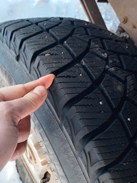 Winter Tires Studded 265/75/16 on Super Duty Rims 8X170