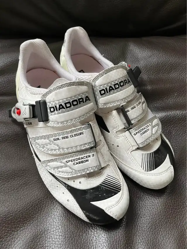 DIADORA Road bike shoes 39 women 8.5 men 6.5 in Clothing, Shoes & Accessories in Kingston - Image 2