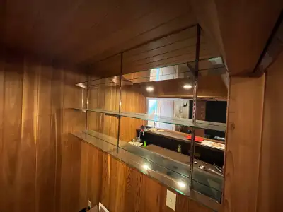 Wall Mirror with Shelving, View more