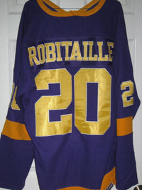 CHANDAIL LHN los angeles kings purple #20 ROBITAILLE size XXL
