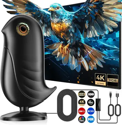 TV Antenna 650 Miles Range Digital Smart TV Antenna Indoor, View more