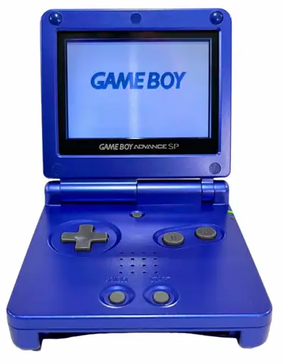 Gameboy advance sp cobalt blue with original charger + games Good condition works well Asking $200