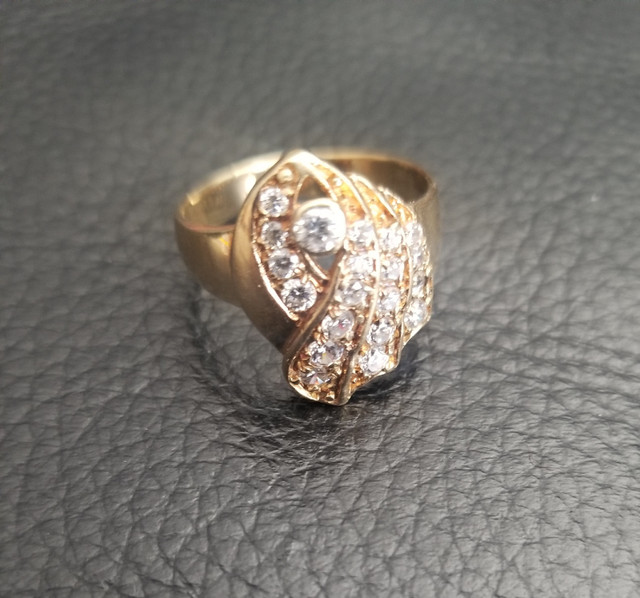 18k Solid Gold Ring With 20 Real Diamonds | Jewellery & Watches | City of  Toronto | Kijiji