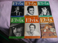 6 Monthly Magazine d'Elvis Presley des années 1970
